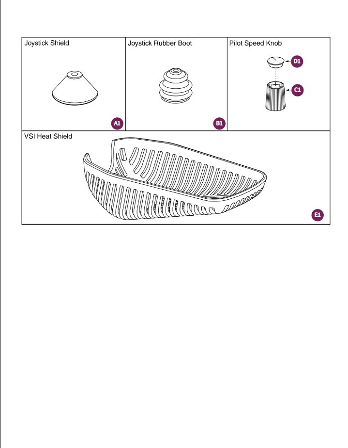 P&G Joystick Replacement Parts