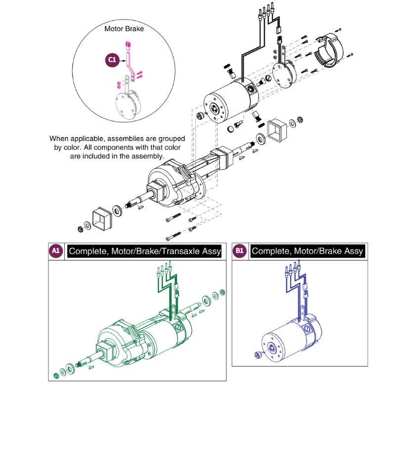 Feishen T2,Transaxle/Motor/Bake Assy,V10/Sport