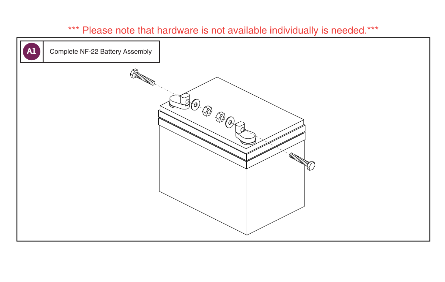 MK, NF-22, GEL, Battery Assy
