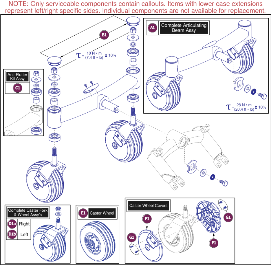 Articulating Beam, Edge Z / Edge HD / Q6 Ultra