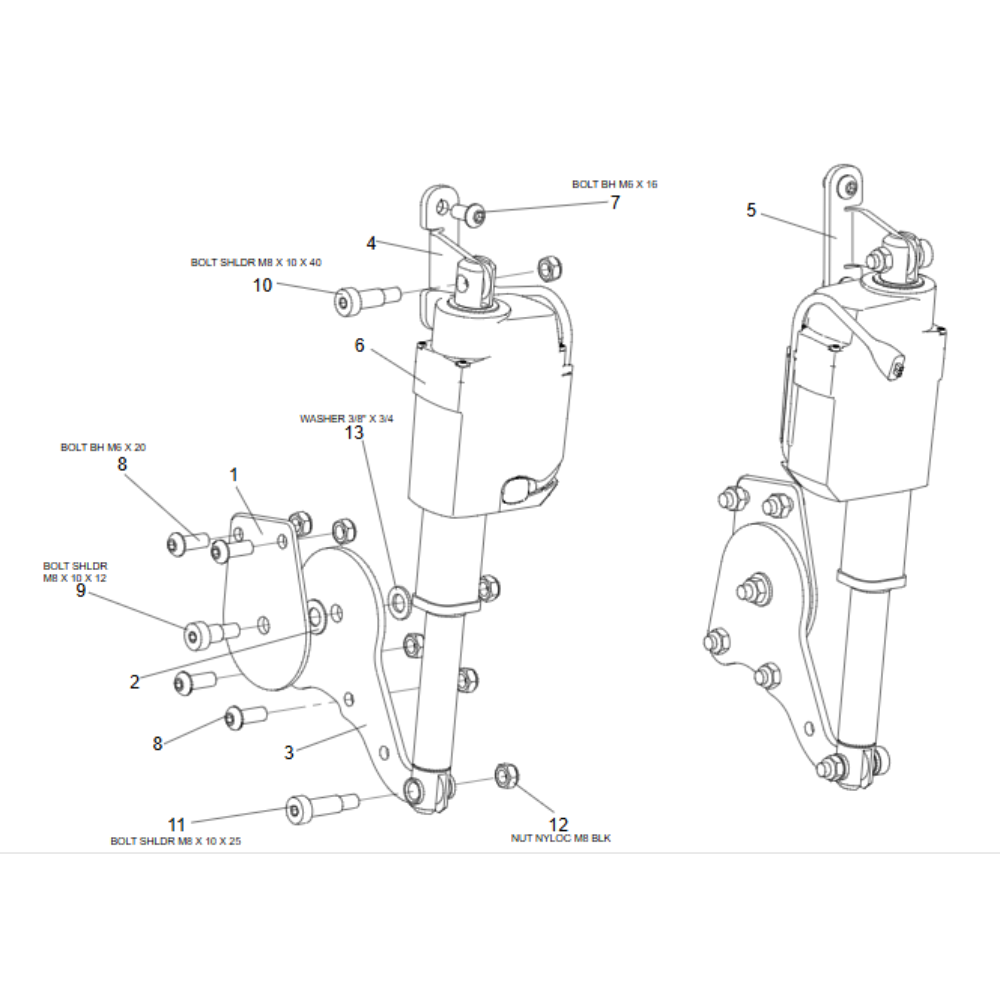 Power Back Kit MPS Seat STD Arms