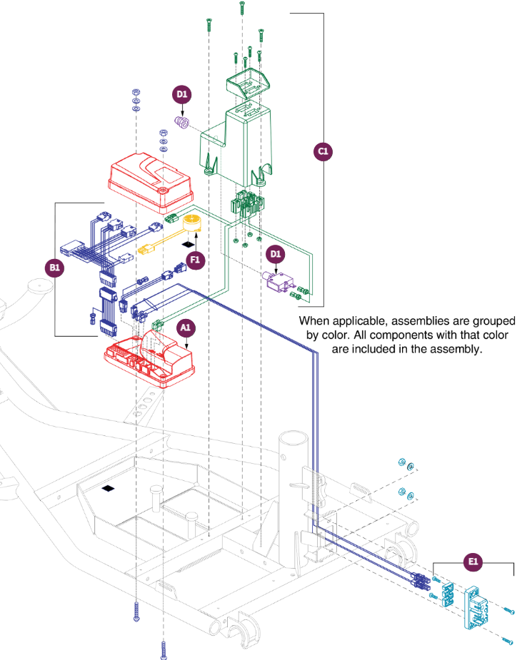 4 Wheel R-Series Controller Assy, Victory 9.2