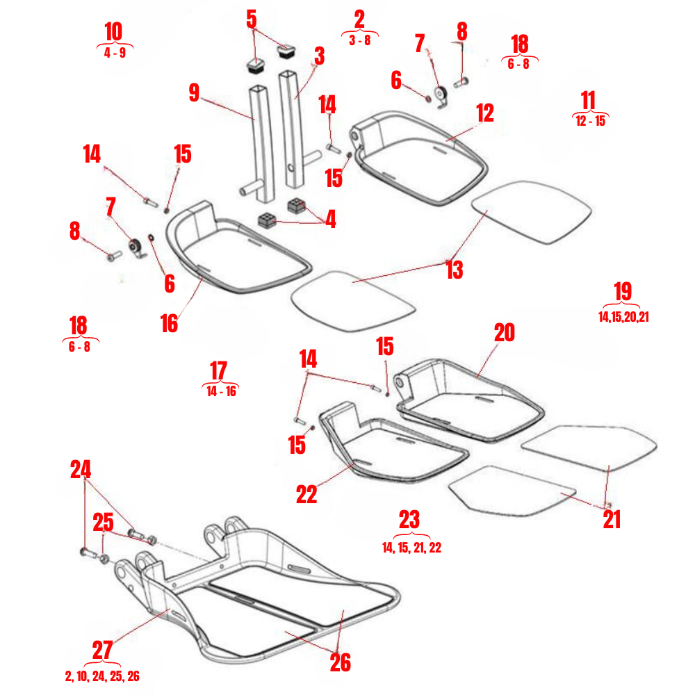 Footplate Assemblies