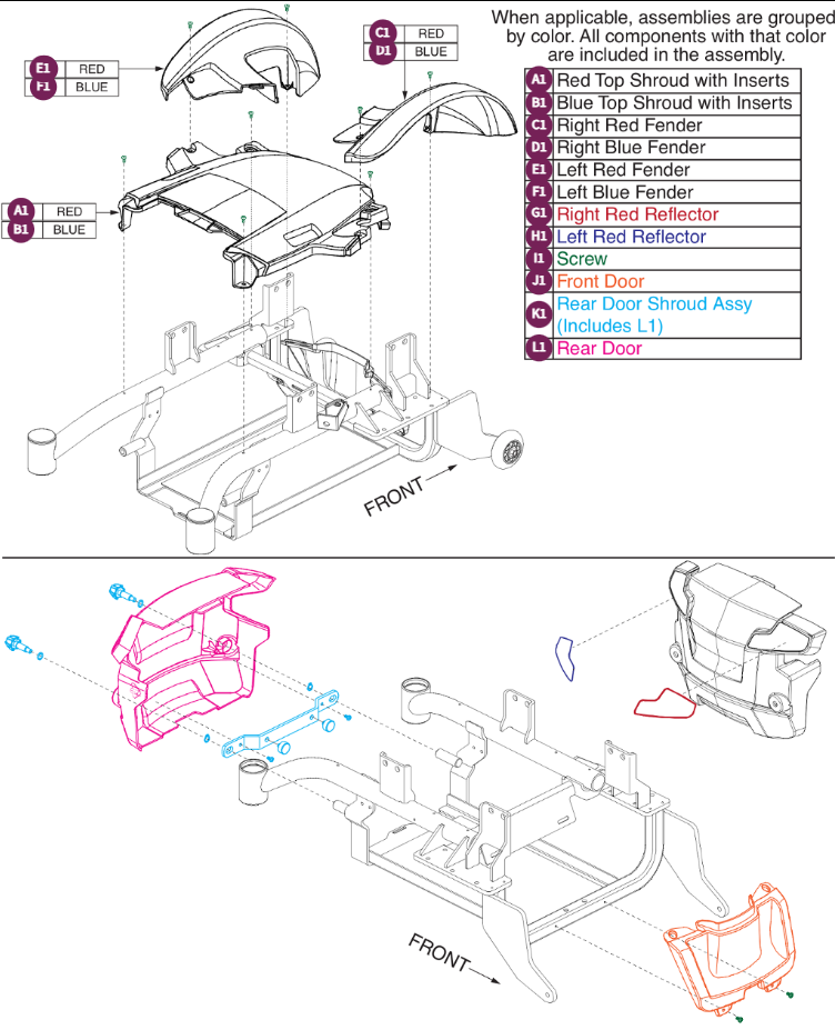 Shroud Assy, Elite 14