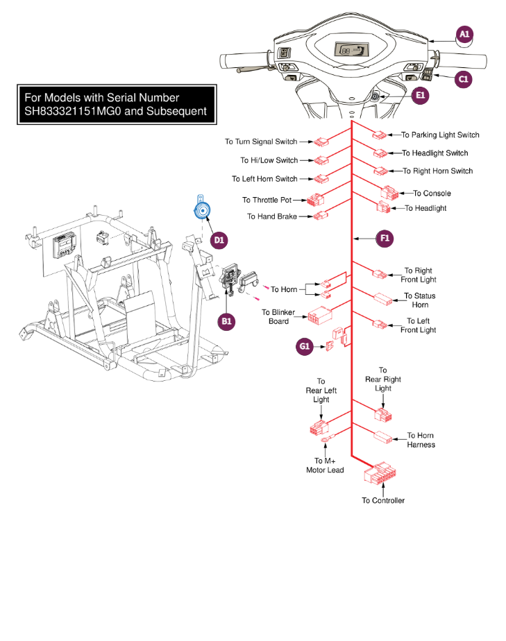 Console Assy, Raptor Subsequent(Sh833321151MGO)