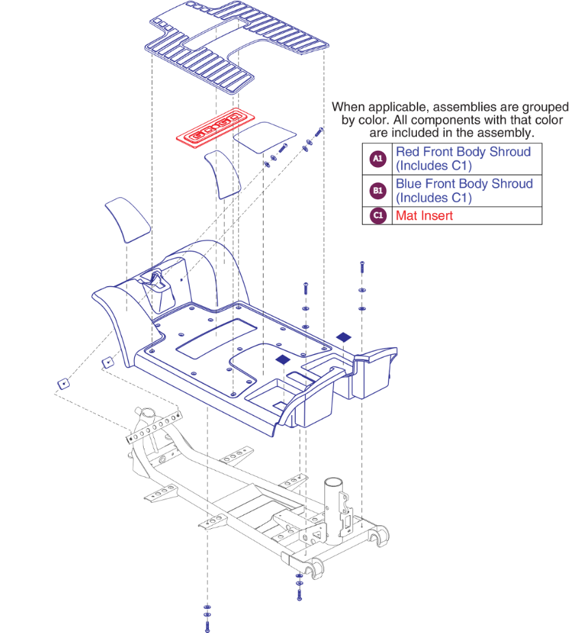 Front Shroud Assy for S44X Models