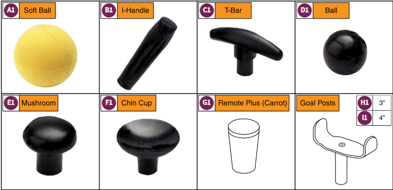 Aftermarket Joystick Knobs - Curtis and P&G