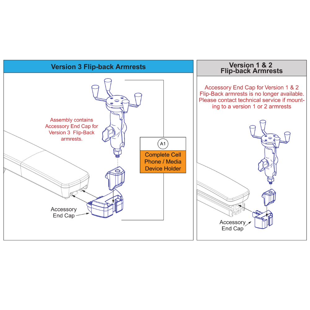 X-Grip Phone Holder, TB3 Arm