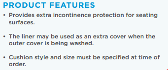 Incontinence Liner features