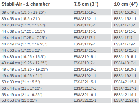 Stabil-Air Seat Cushion Dimensions 2