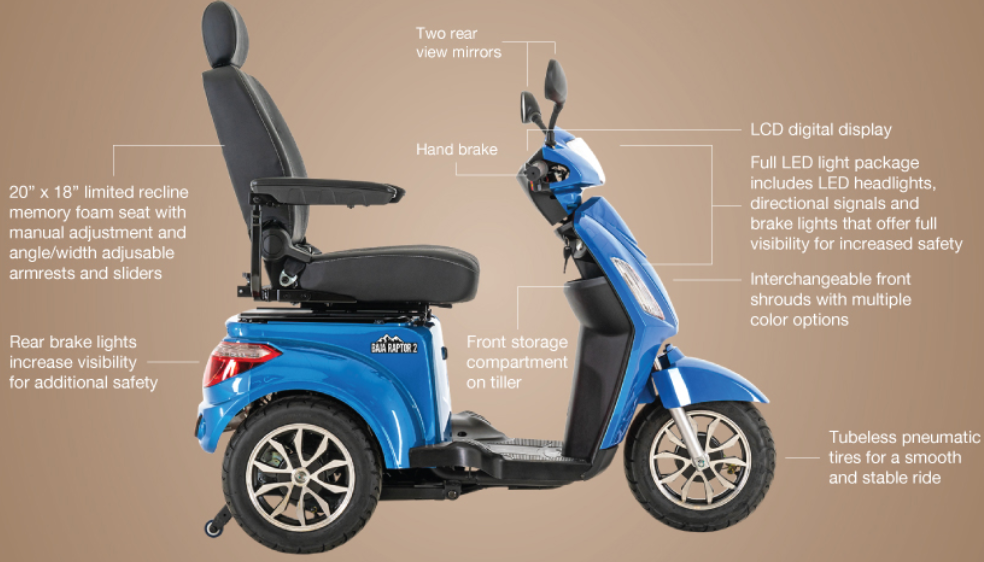 Baja Raptor 2 features