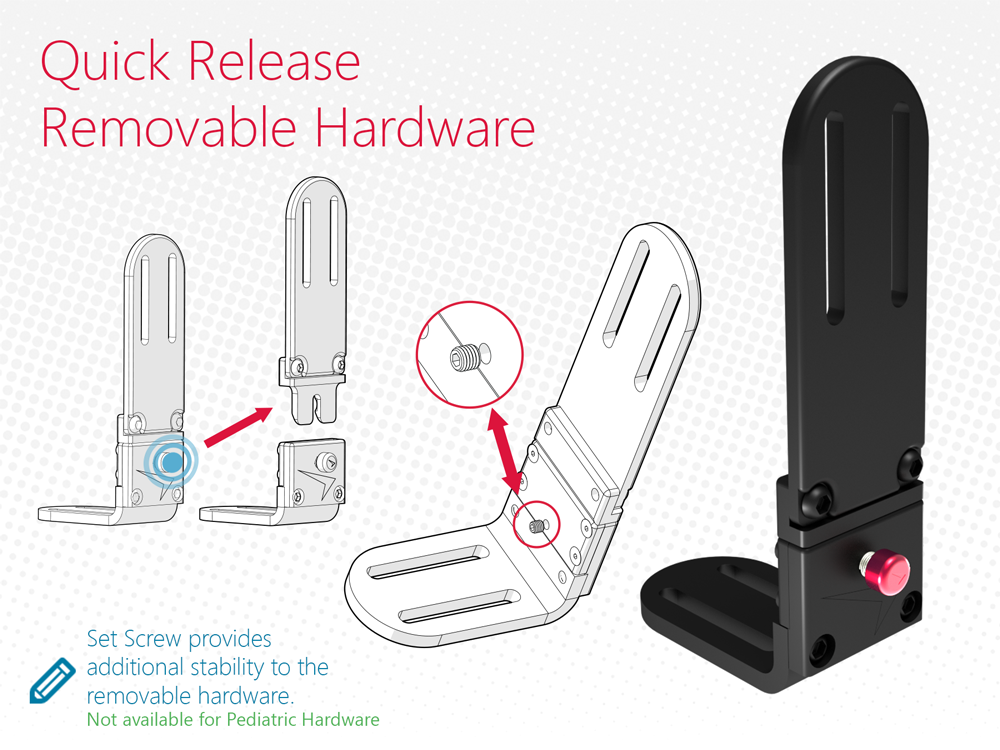 Quick Release Removable Hardware
