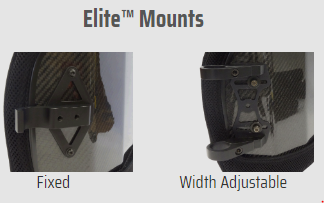 ADI Carbon Fiber Series Back Support Elite Mounts