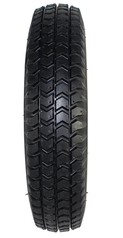 Drive Tire, Black, front view