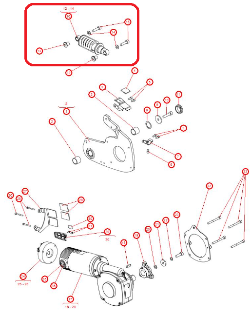 Shock Absorber schematics