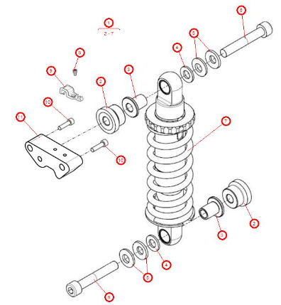 Shock Absorber Kit schematics
