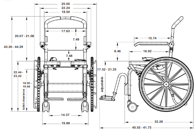 ShowerBuddy dimensions