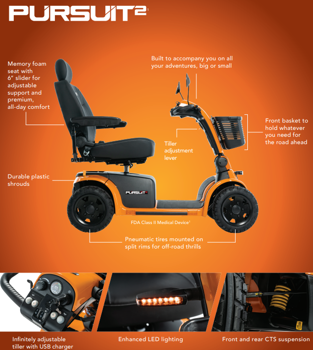 Pursuit 2 features