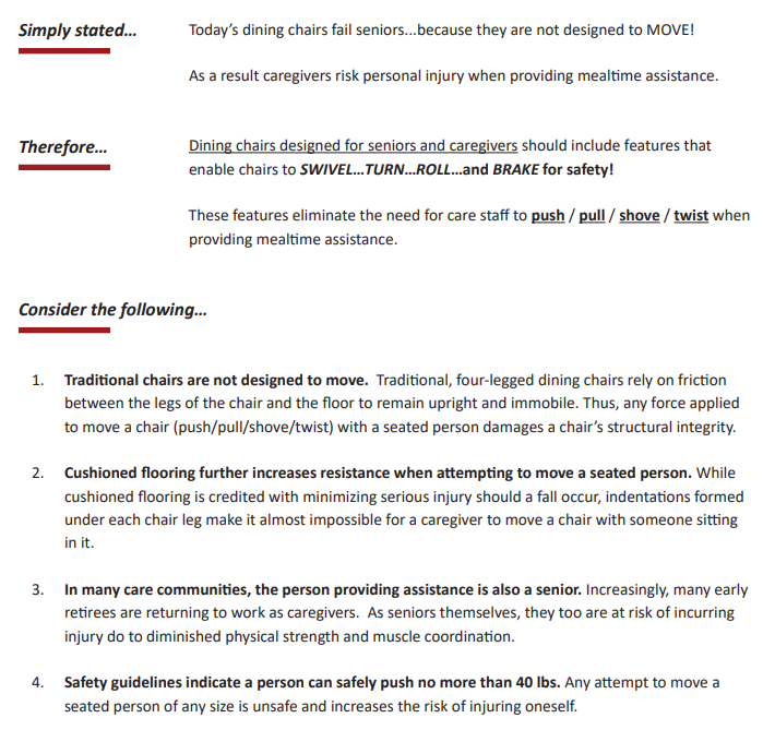 The Reason for ComforTek T2 design