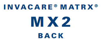 Invacare Matrx MX2 Back