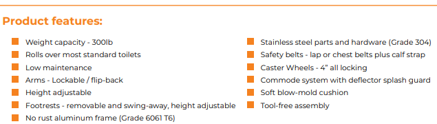 ShowerBuddy features