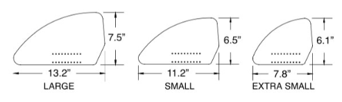 Tilite carbon fiber side guards measurements