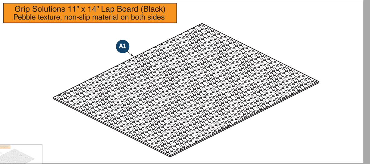 GRIP Lap Board