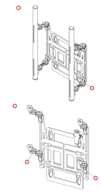 Permobil Direct Backrest Schematics