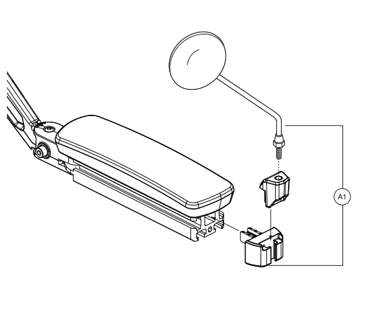 Quantum Rear View Mirror diagram
