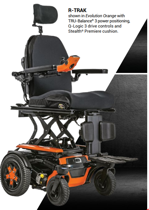 R-Trak Wheelchair| Evolution Orange