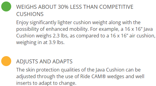 Java Cushion features 2