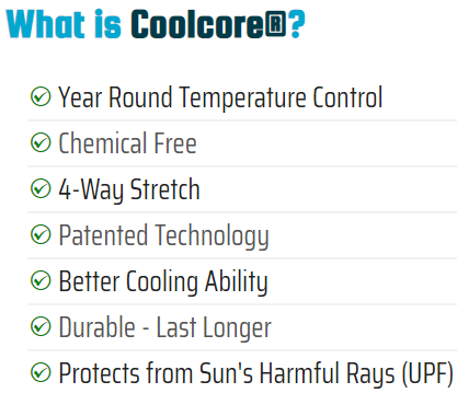 Coolcore features