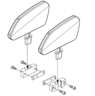 Clothing Guards, Pair Assembly diagram
