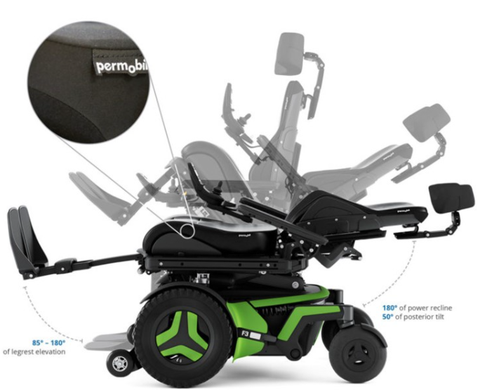 Permobil F3 funtionability
