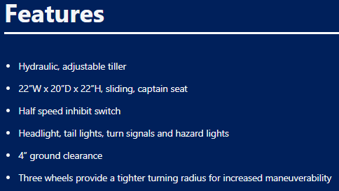 Pioneer 9 Scooter features