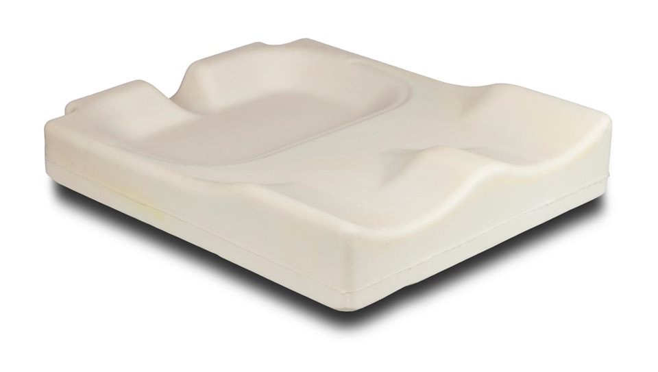 Contoured Foam Base with Curved Bottom