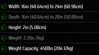 Simplicity G Cushion features