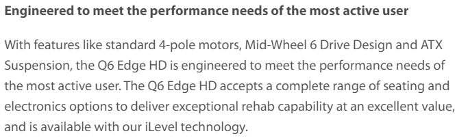 Q6 Edge Engineered for Performance