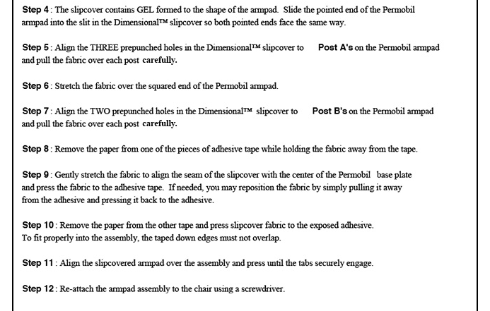 Gel Protector slip cover instructions 2