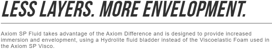 Axiom SP Fluid Cushion Details