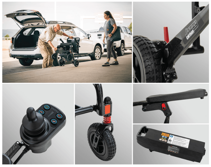 Jazzy Carbon features depicted