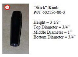 Permobil Stick Joystick Handle