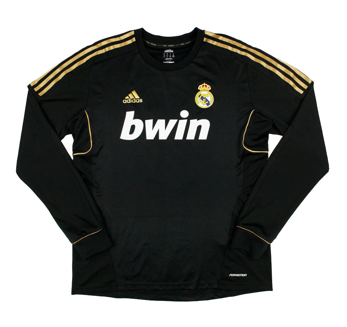 Real Madrid 11/12 Men's Away Retro Long Sleeve Shirt