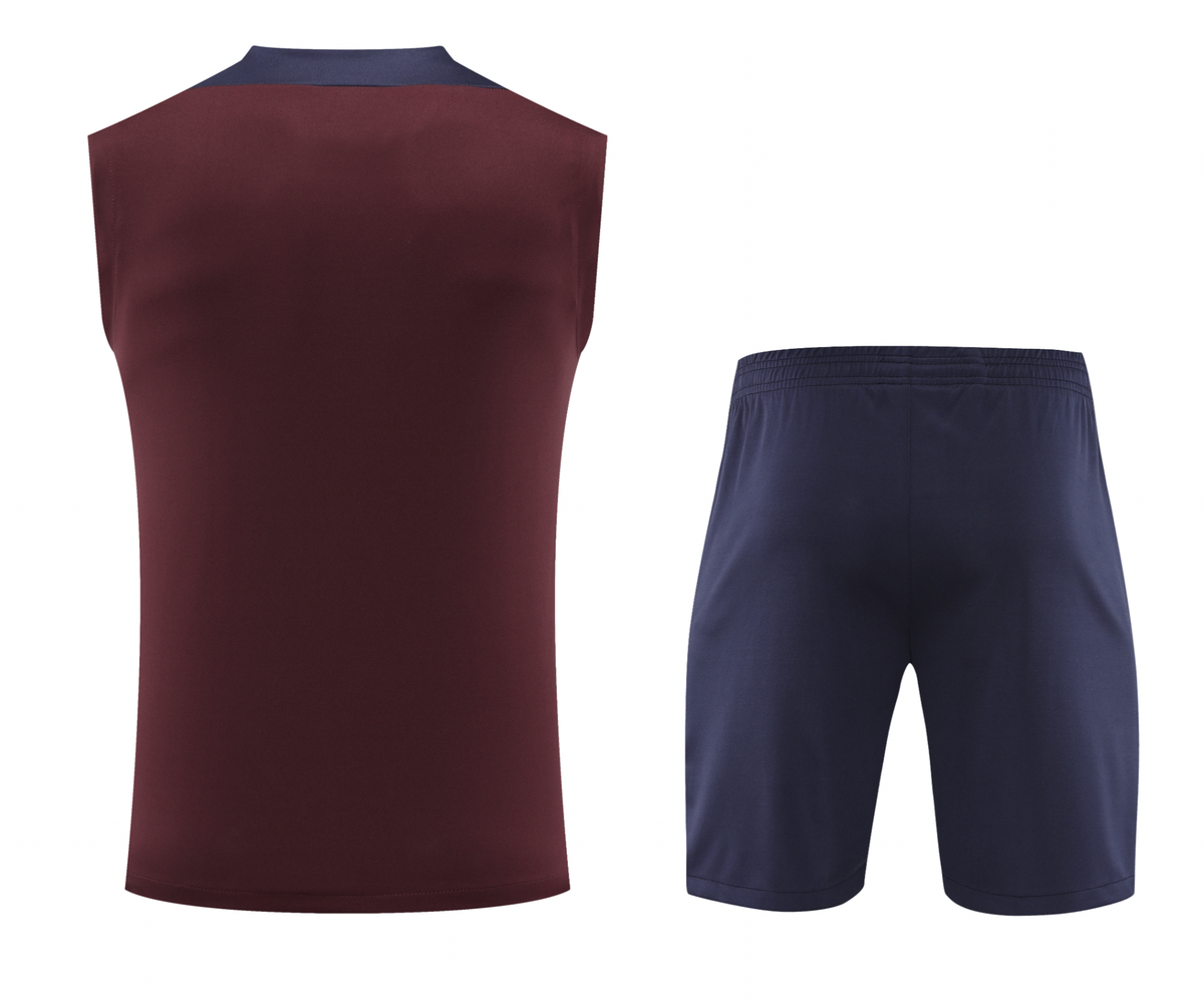 England 2024 Men's Bordeaux Training Tank Top