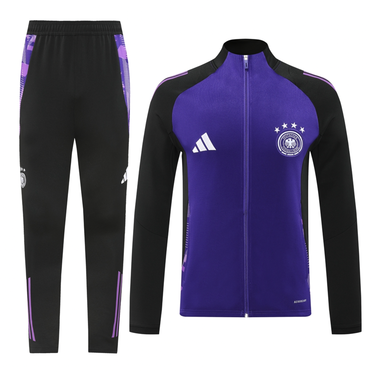 Germany 24/25 Men's Purple Long Zip Jacket
