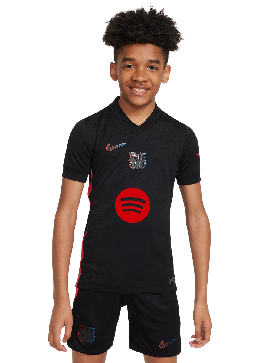 Barcelona 24/25 Kid's Away Shirt and Shorts