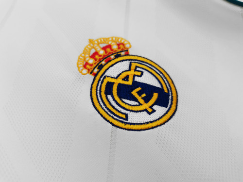 Real Madrid 17/18 Men's Home Retro Long Sleeve Shirt