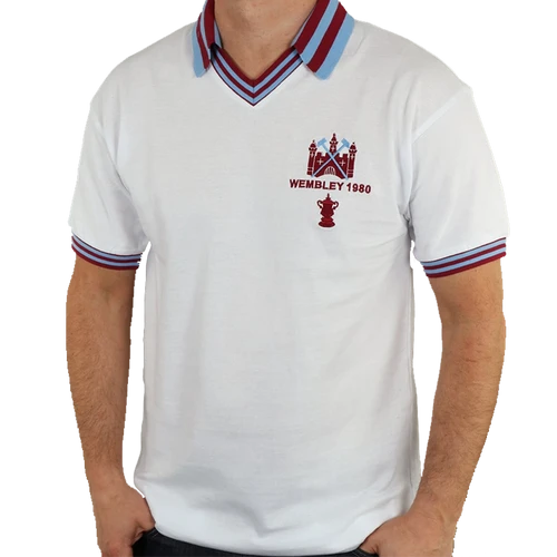 West Ham United 1980 Men's FA Cup Final Retro Shirt