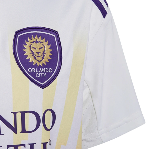 Orlando City SC 2022 Kid's Away Shirt and Shorts