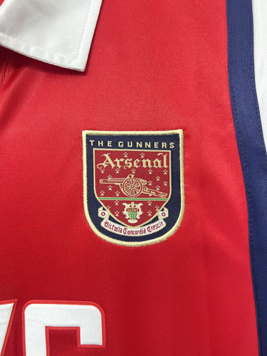Arsenal 98/99 Men's Home Retro Long Sleeve Shirt